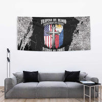 Philippines And USA Tapestry Grunge Style LT05 - Wonder Print Shop