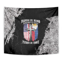 Philippines And USA Tapestry Grunge Style LT05 - Wonder Print Shop