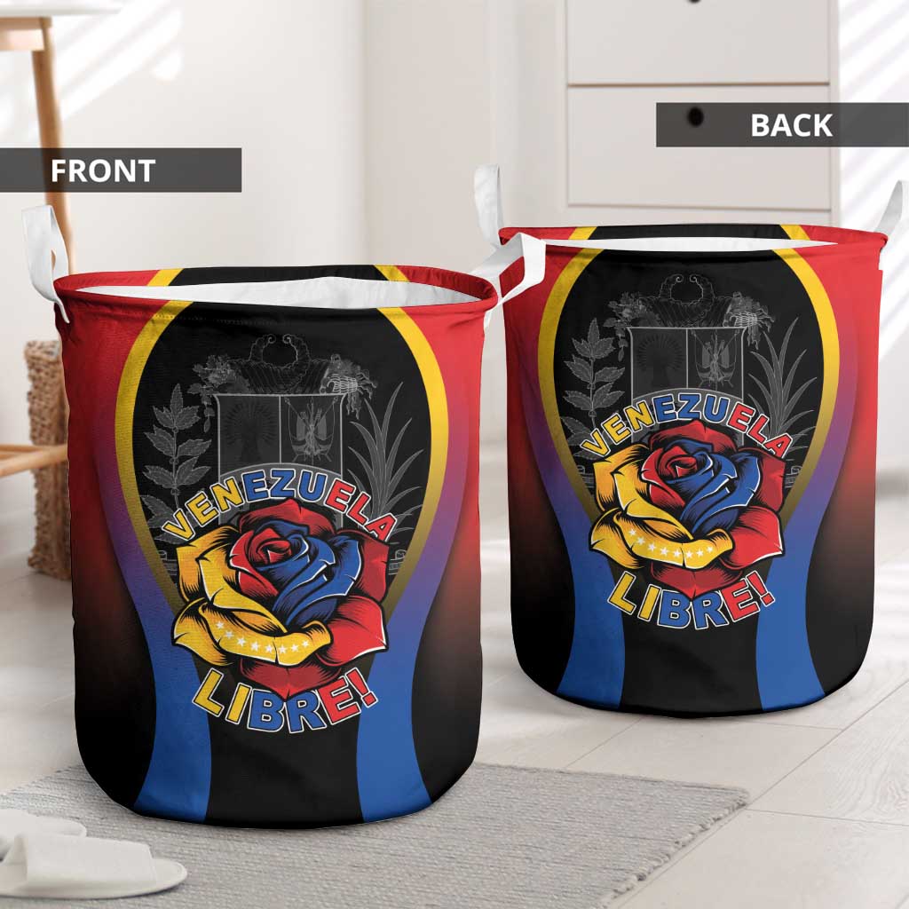 Venezuela Libre Laundry Basket Freedom And National Pride - Wonder Print Shop