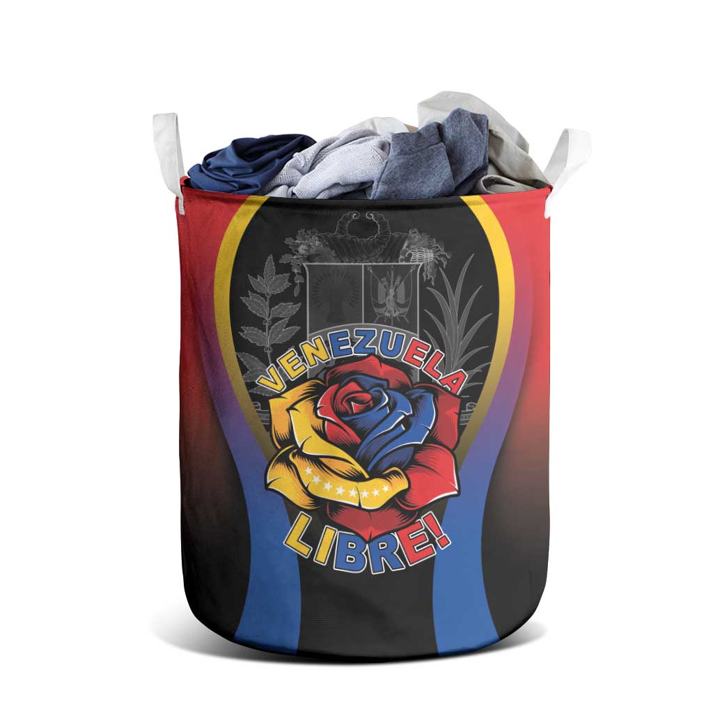 Venezuela Libre Laundry Basket Freedom And National Pride - Wonder Print Shop