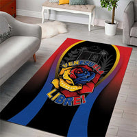 Venezuela Libre Area Rug Freedom And National Pride - Wonder Print Shop