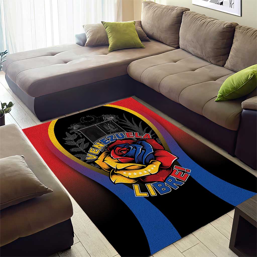 Venezuela Libre Area Rug Freedom And National Pride - Wonder Print Shop