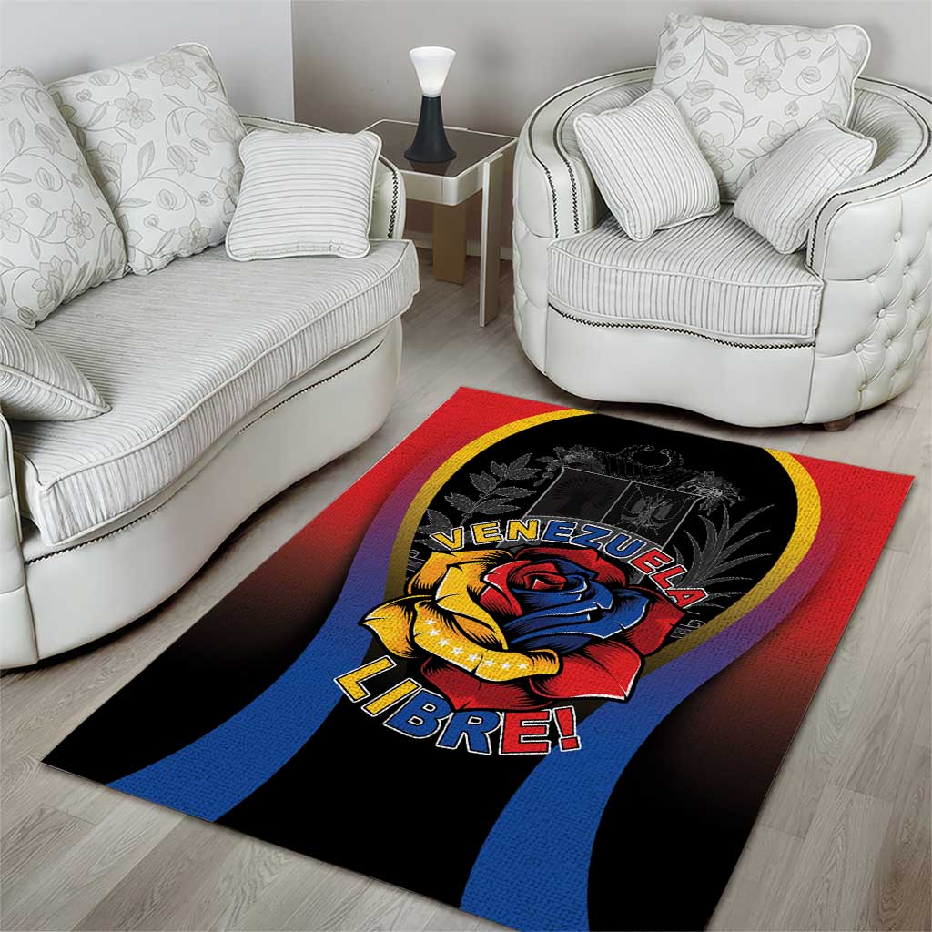 Venezuela Libre Area Rug Freedom And National Pride - Wonder Print Shop