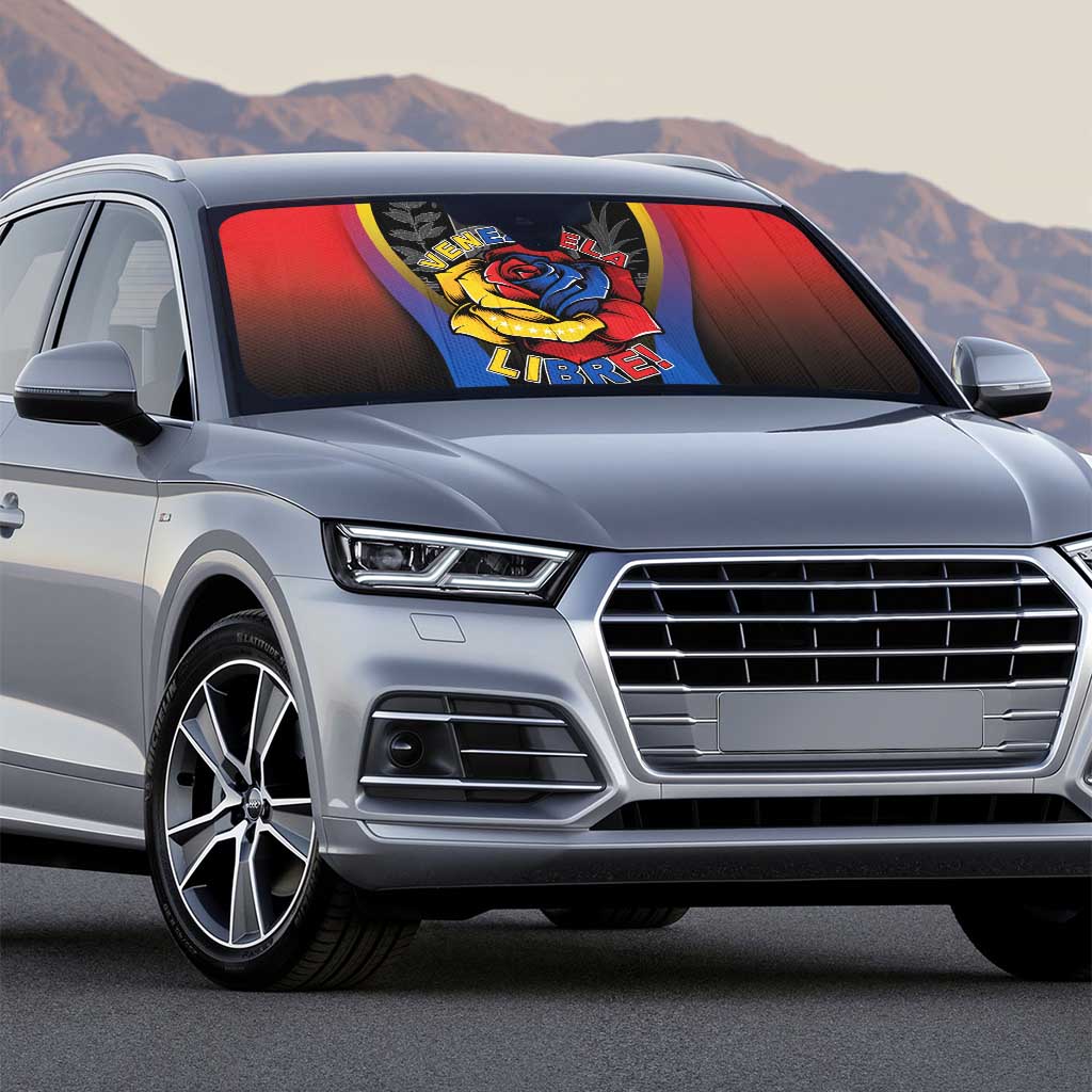 Venezuela Libre Auto Sun Shade Freedom And National Pride - Wonder Print Shop