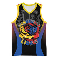 Venezuela Libre Basketball Jersey Freedom And National Pride - Wonder Print Shop