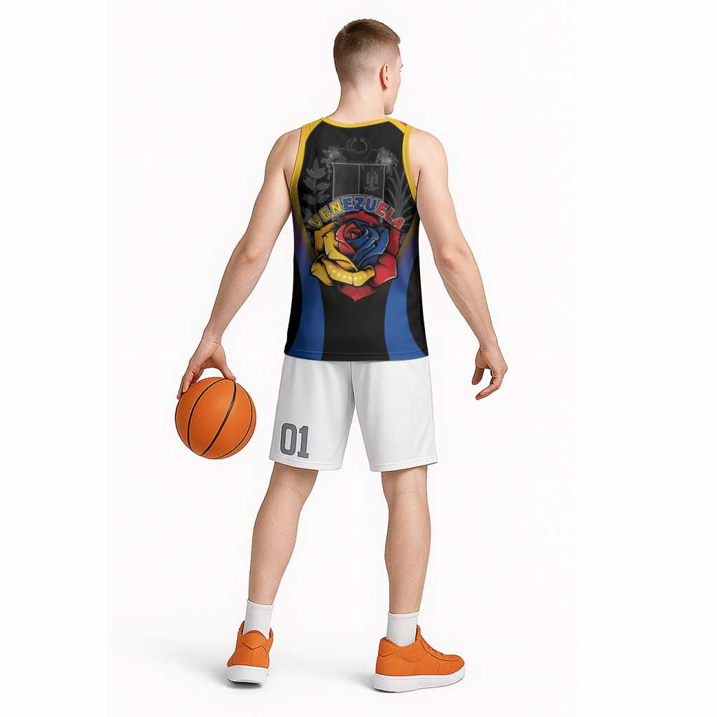 Venezuela Libre Basketball Jersey Freedom And National Pride - Wonder Print Shop