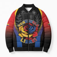 Venezuela Libre Bomber Puffer Jacket Freedom And National Pride - Wonder Print Shop