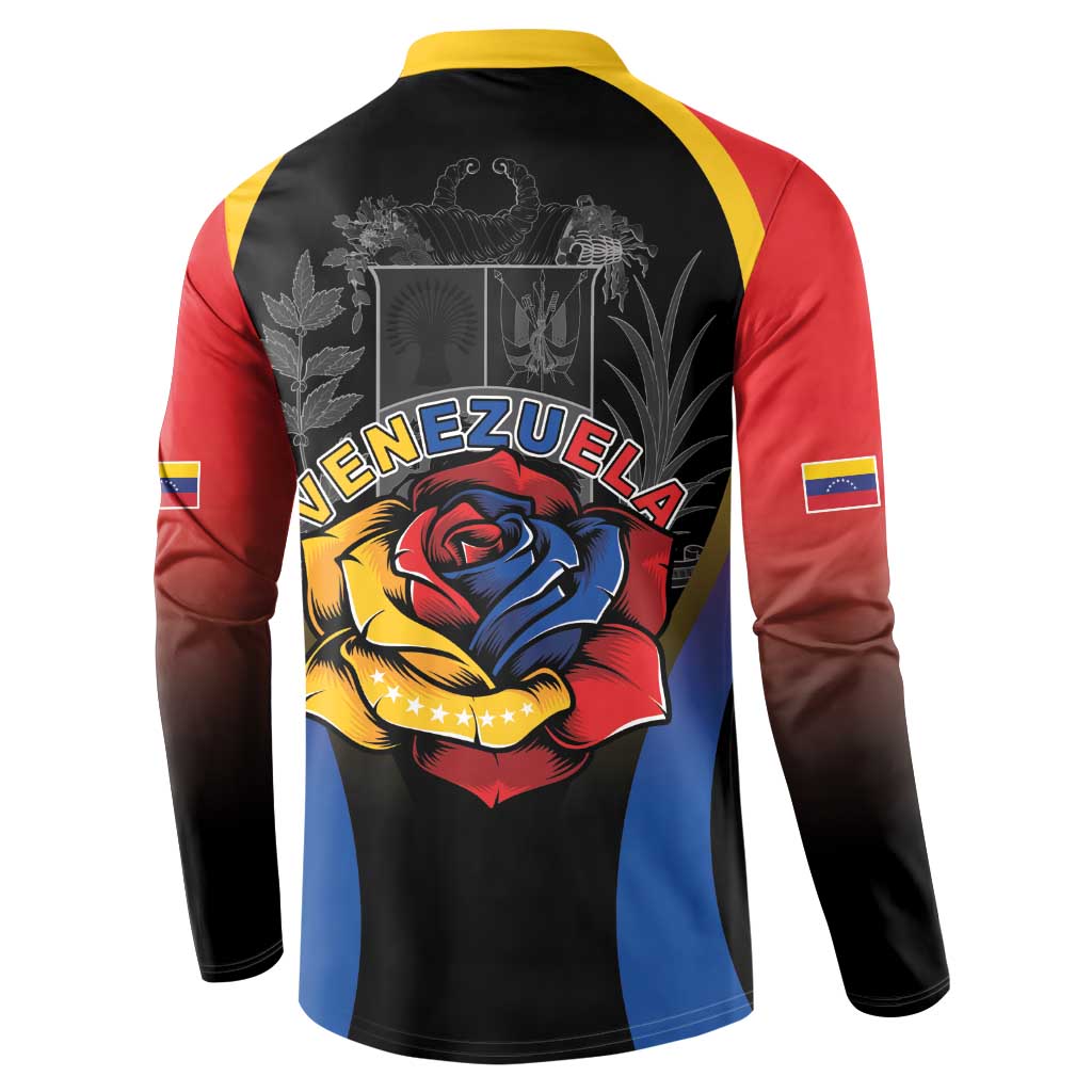 Venezuela Libre Button Sweatshirt Freedom And National Pride - Wonder Print Shop