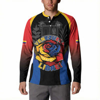 Venezuela Libre Button Sweatshirt Freedom And National Pride - Wonder Print Shop