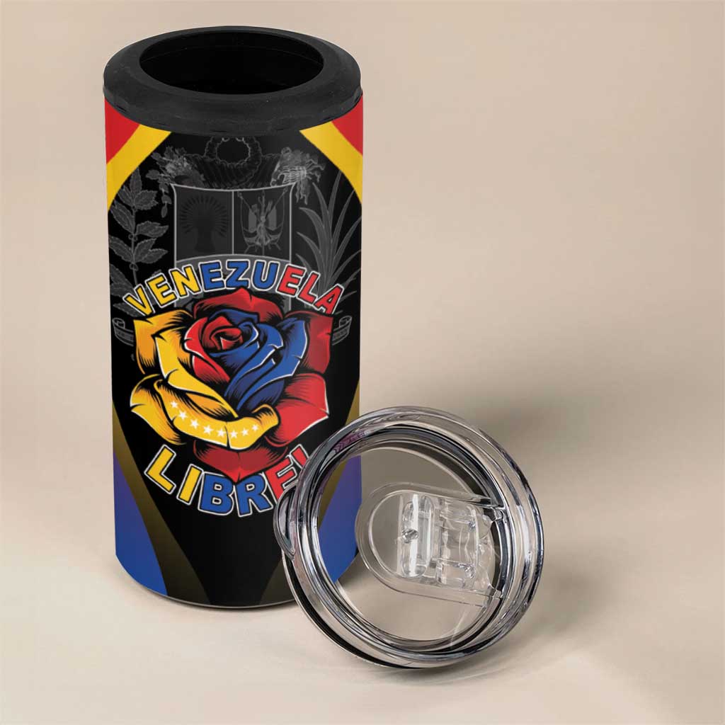Venezuela Libre 4 in 1 Can Cooler Tumbler Freedom And National Pride - Wonder Print Shop