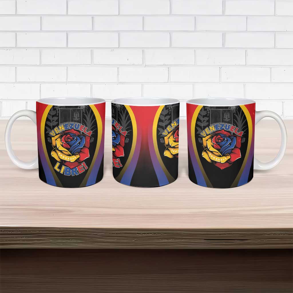 Venezuela Libre Ceramic Mug Freedom And National Pride - Wonder Print Shop