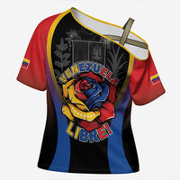 Venezuela Libre Cross Shoulder Shirt Freedom And National Pride - Wonder Print Shop