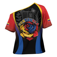 Venezuela Libre Cross Shoulder Shirt Freedom And National Pride - Wonder Print Shop