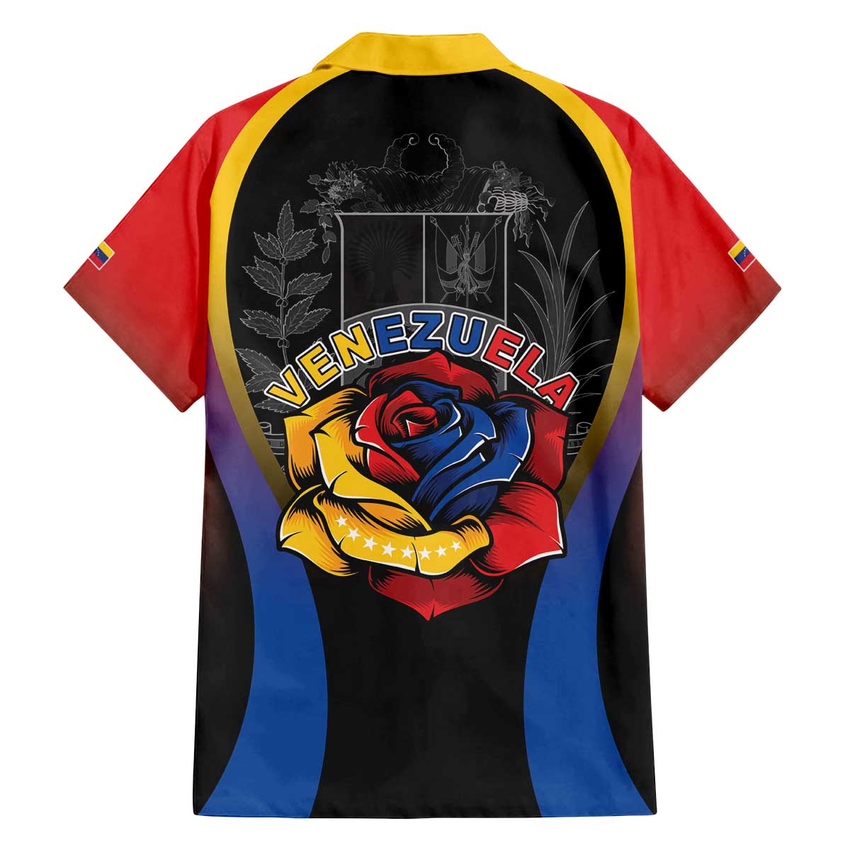 Venezuela Libre Family Matching Off The Shoulder Long Sleeve Dress and Hawaiian Shirt Freedom And National Pride - Wonder Print Shop