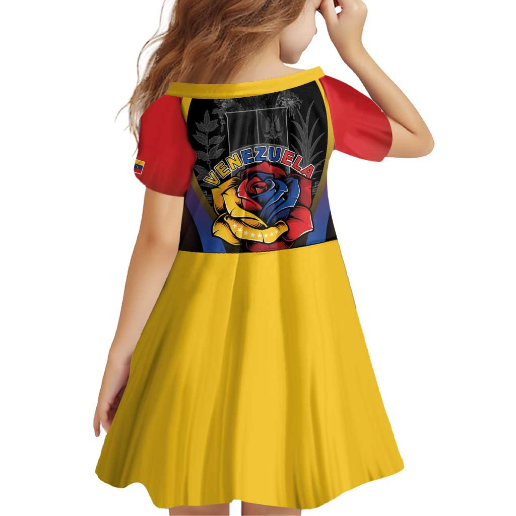 Venezuela Libre Family Matching Off Shoulder Short Dress and Hawaiian Shirt Freedom And National Pride - Wonder Print Shop