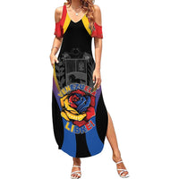Venezuela Libre Family Matching Summer Maxi Dress and Hawaiian Shirt Freedom And National Pride - Wonder Print Shop