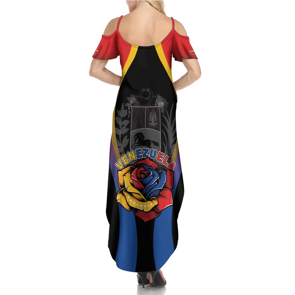 Venezuela Libre Family Matching Summer Maxi Dress and Hawaiian Shirt Freedom And National Pride - Wonder Print Shop