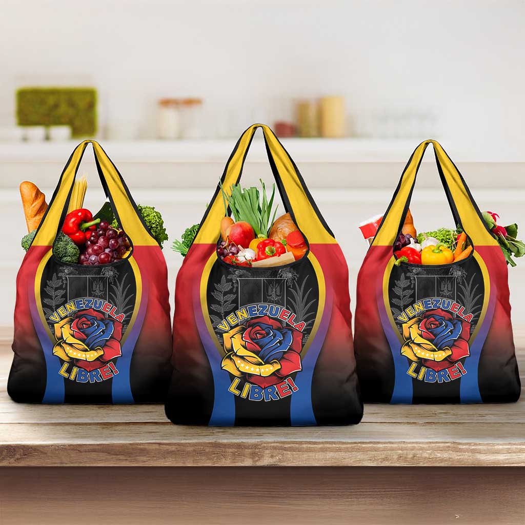 Venezuela Libre Grocery Bag Freedom And National Pride - Wonder Print Shop