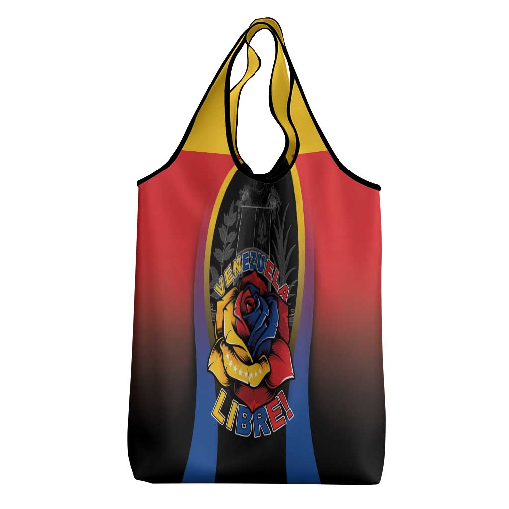 Venezuela Libre Grocery Bag Freedom And National Pride - Wonder Print Shop