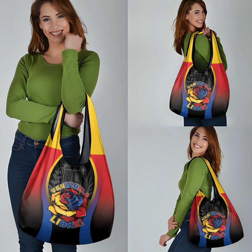 Venezuela Libre Grocery Bag Freedom And National Pride - Wonder Print Shop