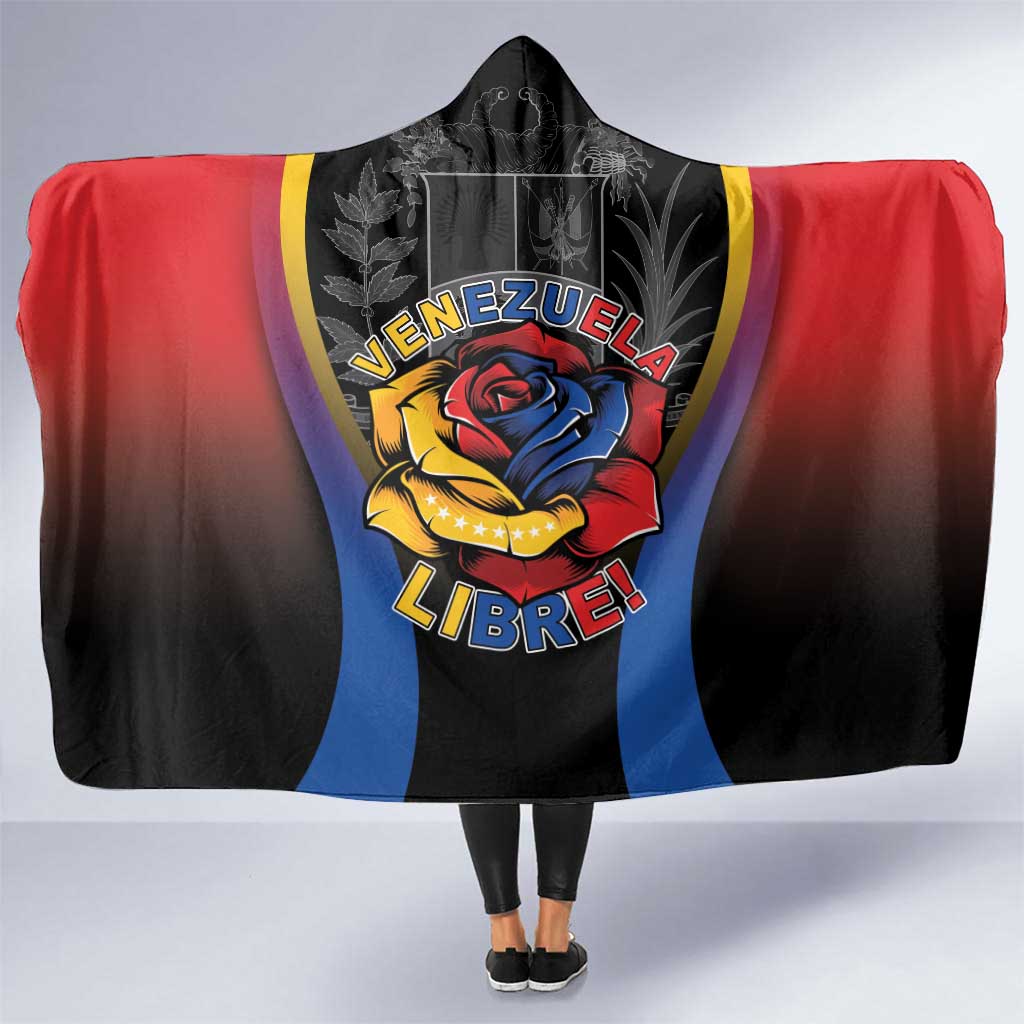 Venezuela Libre Hooded Blanket Freedom And National Pride - Wonder Print Shop