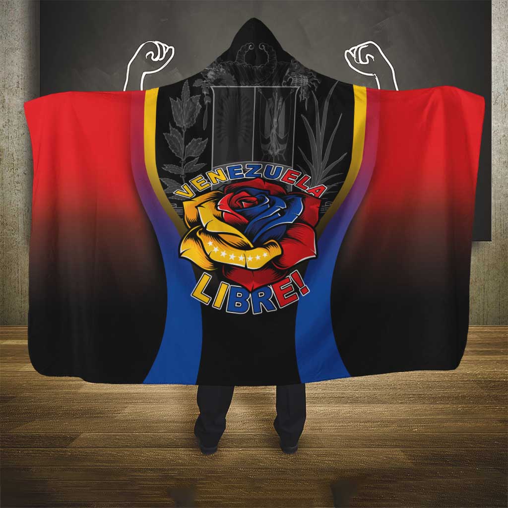 Venezuela Libre Hooded Blanket Freedom And National Pride - Wonder Print Shop