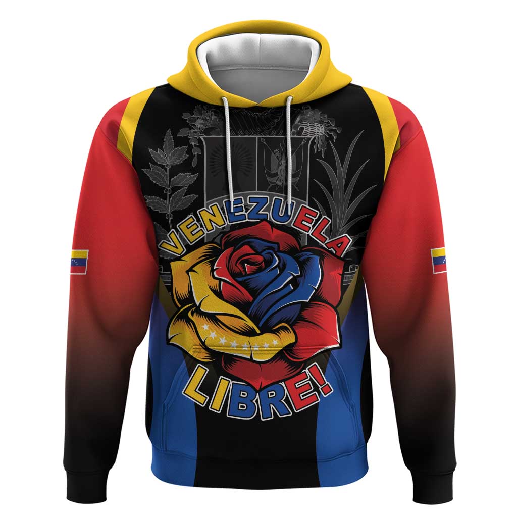 Venezuela Libre Hoodie Freedom And National Pride - Wonder Print Shop
