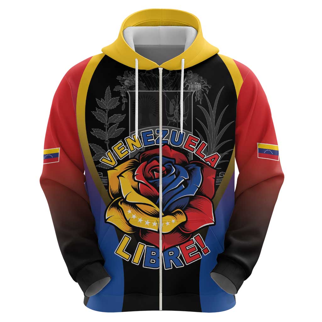 Venezuela Libre Hoodie Freedom And National Pride - Wonder Print Shop