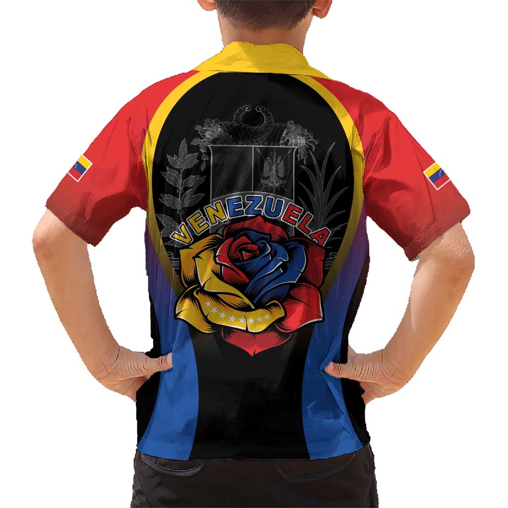 Venezuela Libre Kid Hawaiian Shirt Freedom And National Pride - Wonder Print Shop