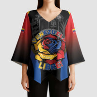 Venezuela Libre Kimono Sleeve Blouse Freedom And National Pride - Wonder Print Shop