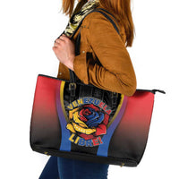 Venezuela Libre Leather Tote Bag Freedom And National Pride - Wonder Print Shop