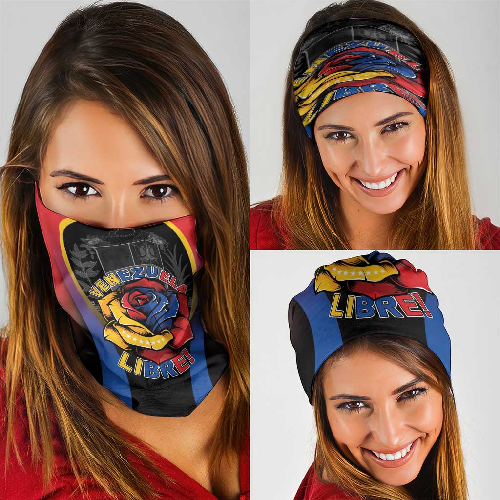 Venezuela Libre Neck Gaiter Freedom And National Pride - Wonder Print Shop