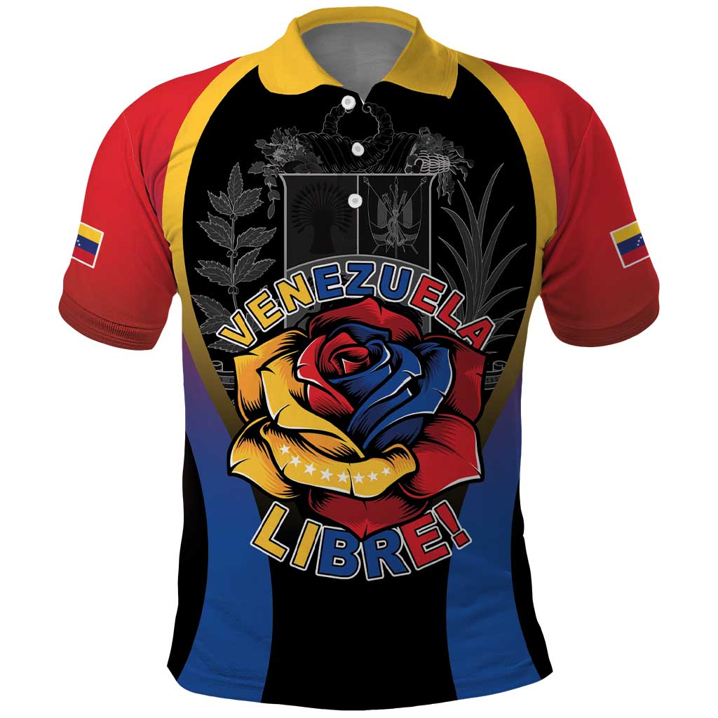 Venezuela Libre Polo Shirt Freedom And National Pride - Wonder Print Shop
