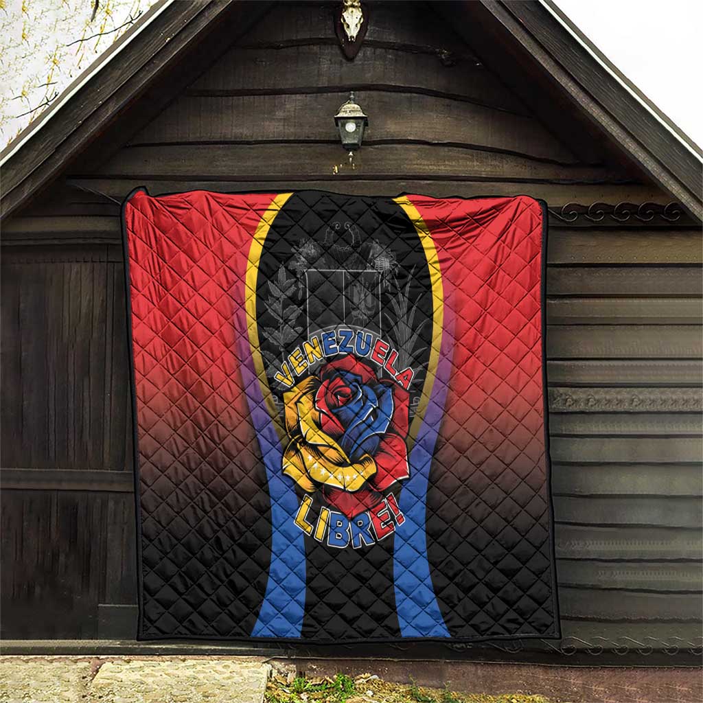Venezuela Libre Quilt Freedom And National Pride - Wonder Print Shop