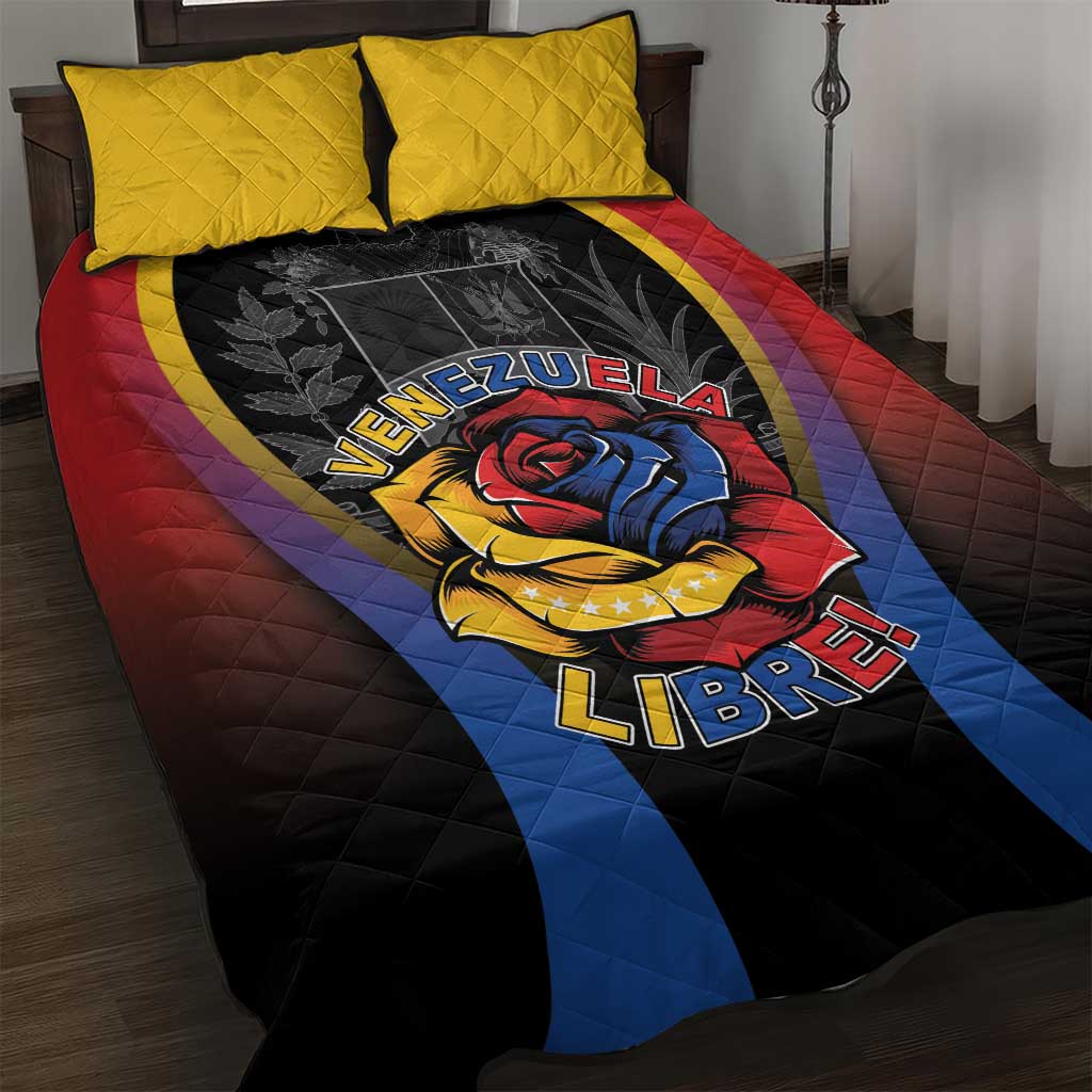 Venezuela Libre Quilt Bed Set Freedom And National Pride - Wonder Print Shop