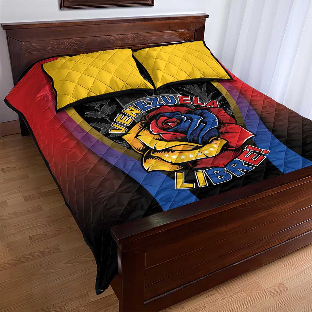 Venezuela Libre Quilt Bed Set Freedom And National Pride - Wonder Print Shop