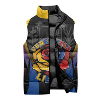 Venezuela Libre Sleeveless Puffer Jacket Freedom And National Pride - Wonder Print Shop