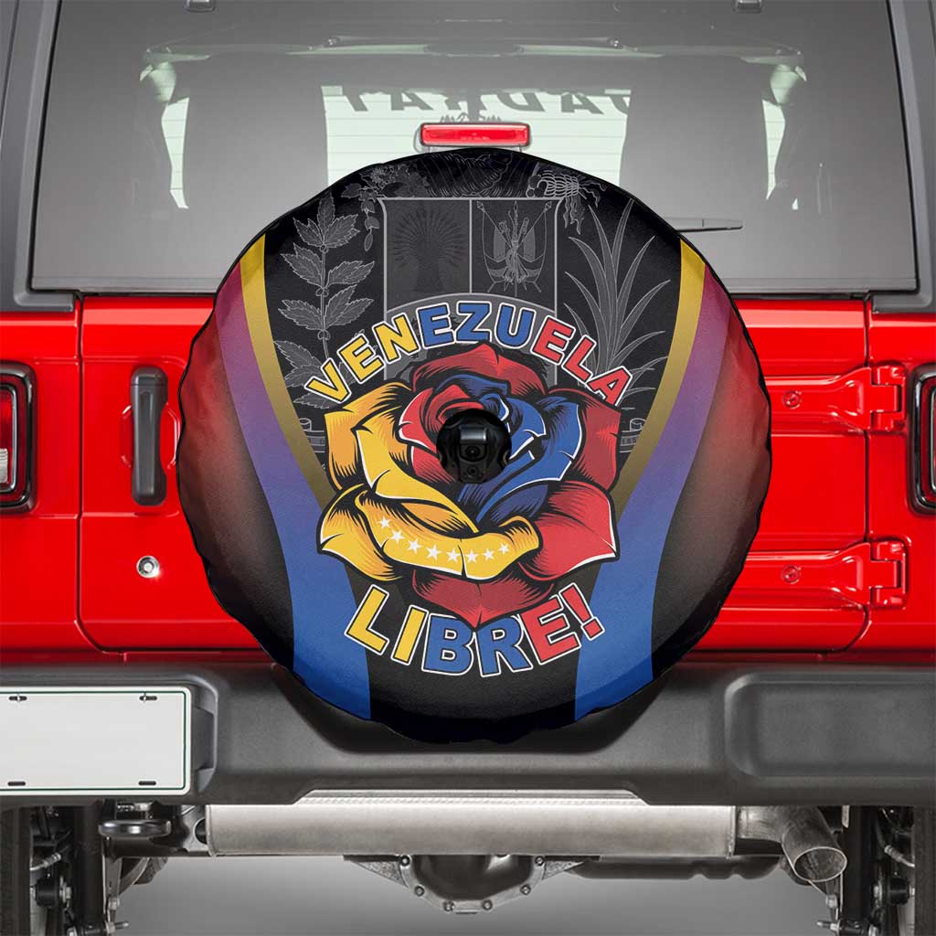 Venezuela Libre Spare Tire Cover Freedom And National Pride - Wonder Print Shop