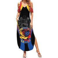 Venezuela Libre Summer Maxi Dress Freedom And National Pride - Wonder Print Shop