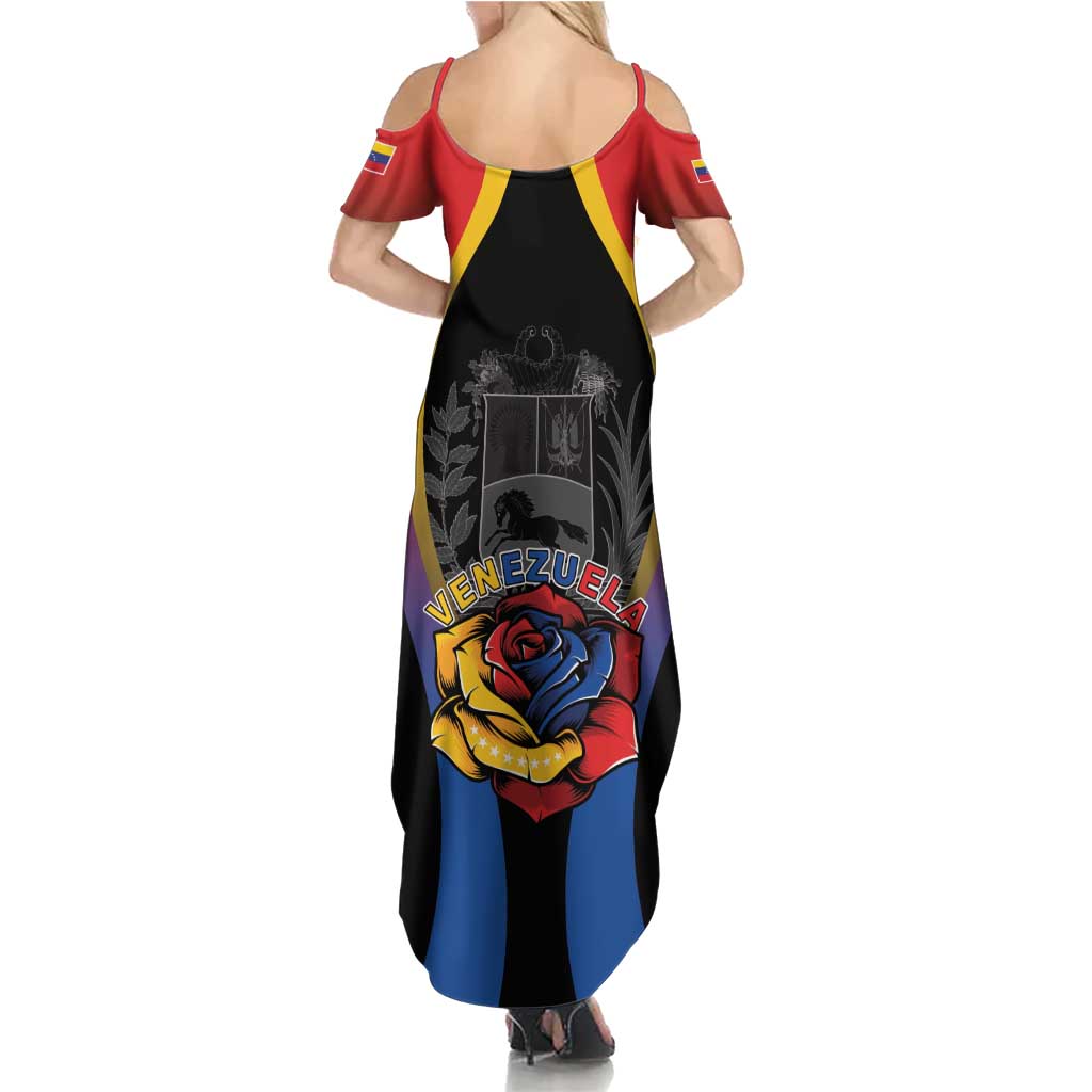 Venezuela Libre Summer Maxi Dress Freedom And National Pride - Wonder Print Shop