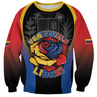 Venezuela Libre Sweatshirt Freedom And National Pride - Wonder Print Shop