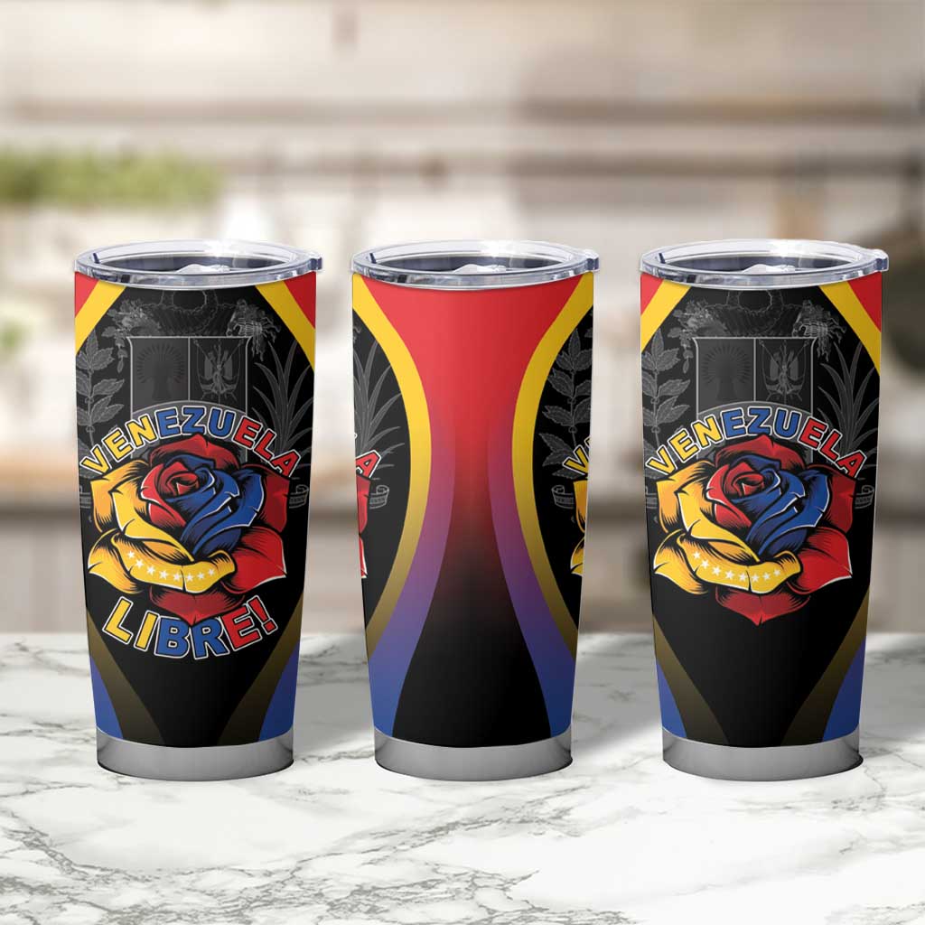 Venezuela Libre Tumbler Cup Freedom And National Pride - Wonder Print Shop