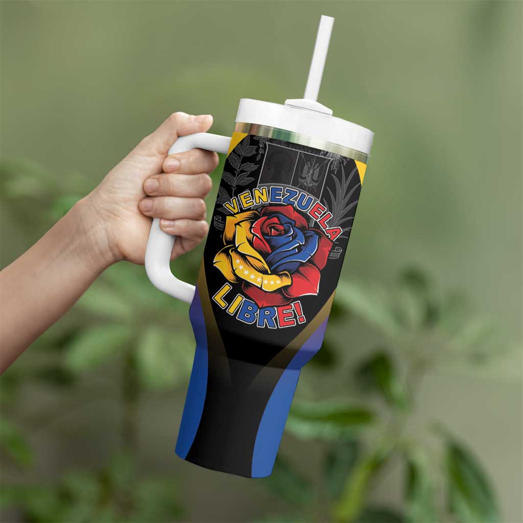 Venezuela Libre Tumbler With Handle Freedom And National Pride - Wonder Print Shop
