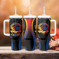 Venezuela Libre Tumbler With Handle Freedom And National Pride - Wonder Print Shop