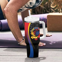 Venezuela Libre Tumbler With Handle Freedom And National Pride - Wonder Print Shop