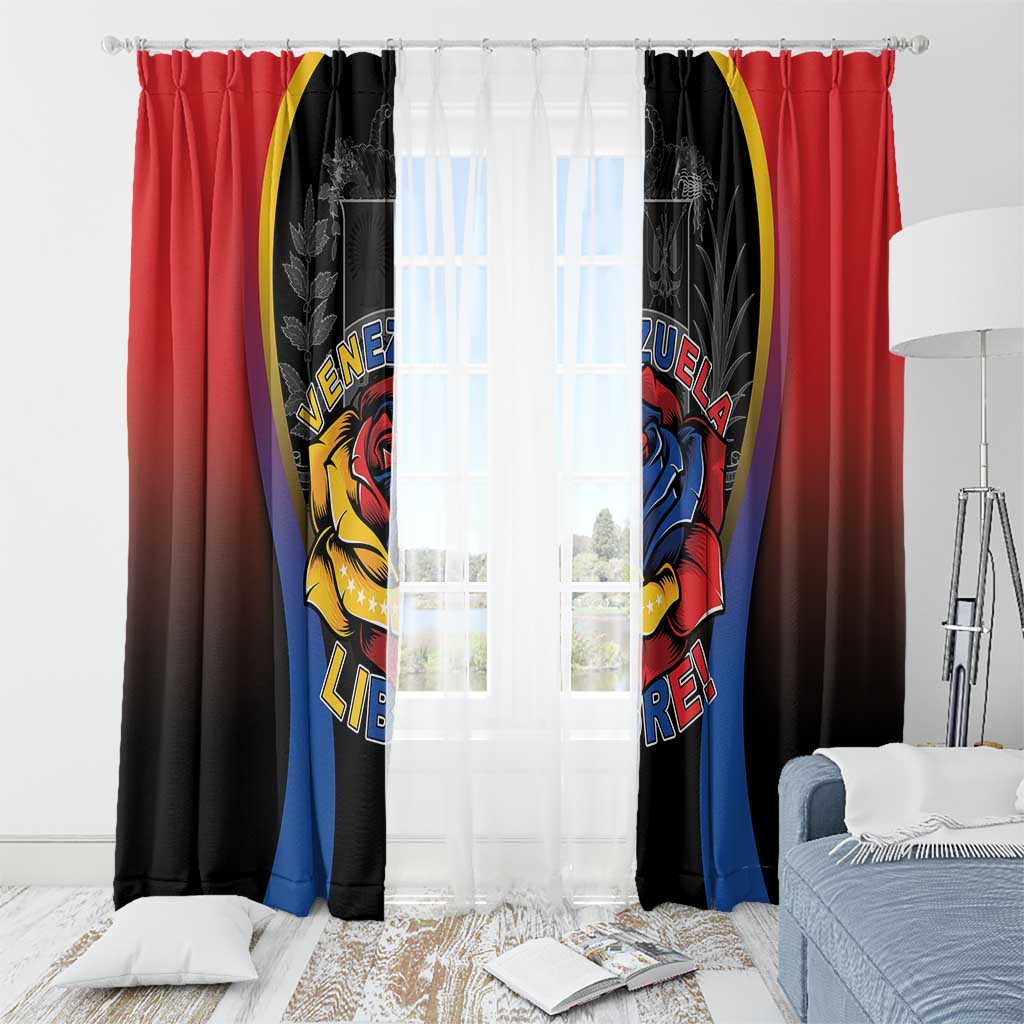 Venezuela Libre Window Curtain Freedom And National Pride - Wonder Print Shop
