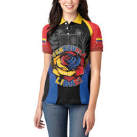 Venezuela Libre Women Polo Shirt Freedom And National Pride - Wonder Print Shop