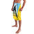 Personalised Saint Lucia Lavalava Coat Of Arm With Palm Leaf Pattern