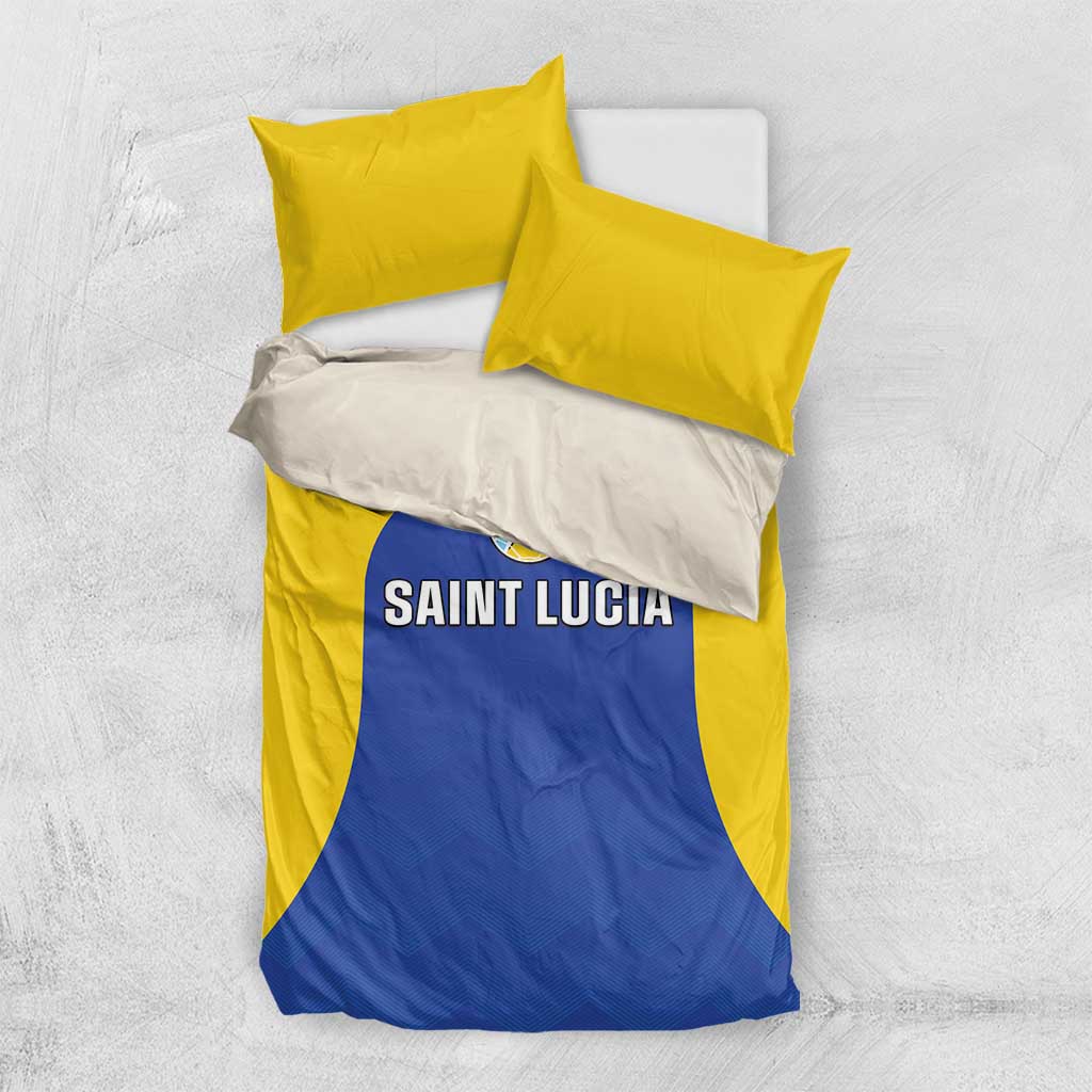 Saint Lucia Football Bedding Set Sporty Style