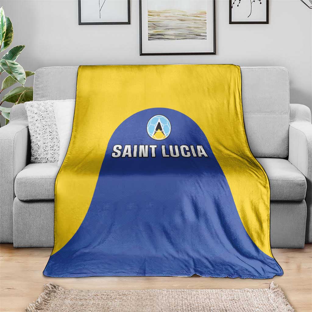 Saint Lucia Football Blanket Sporty Style